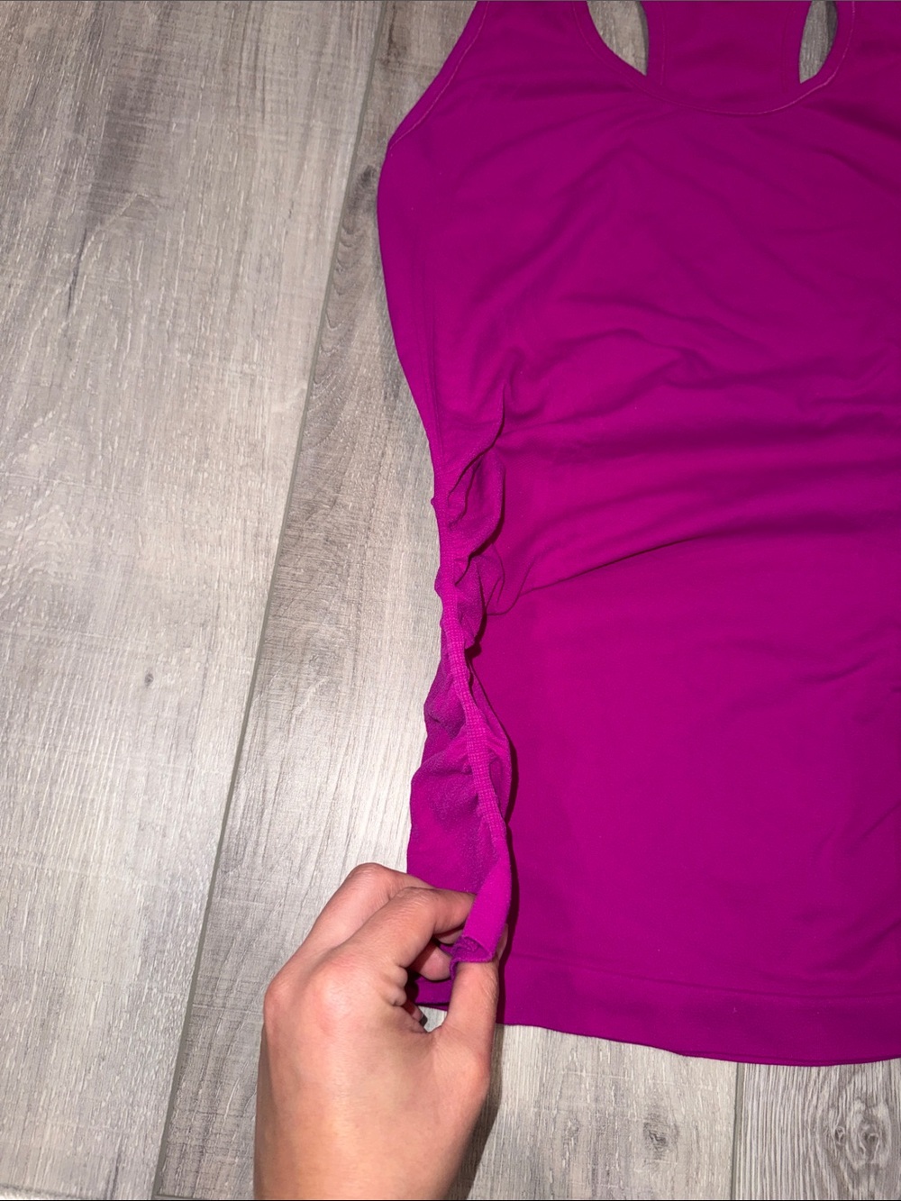 Magenta Athleta Racerback Performance Tank Top - Picture 5 of 9